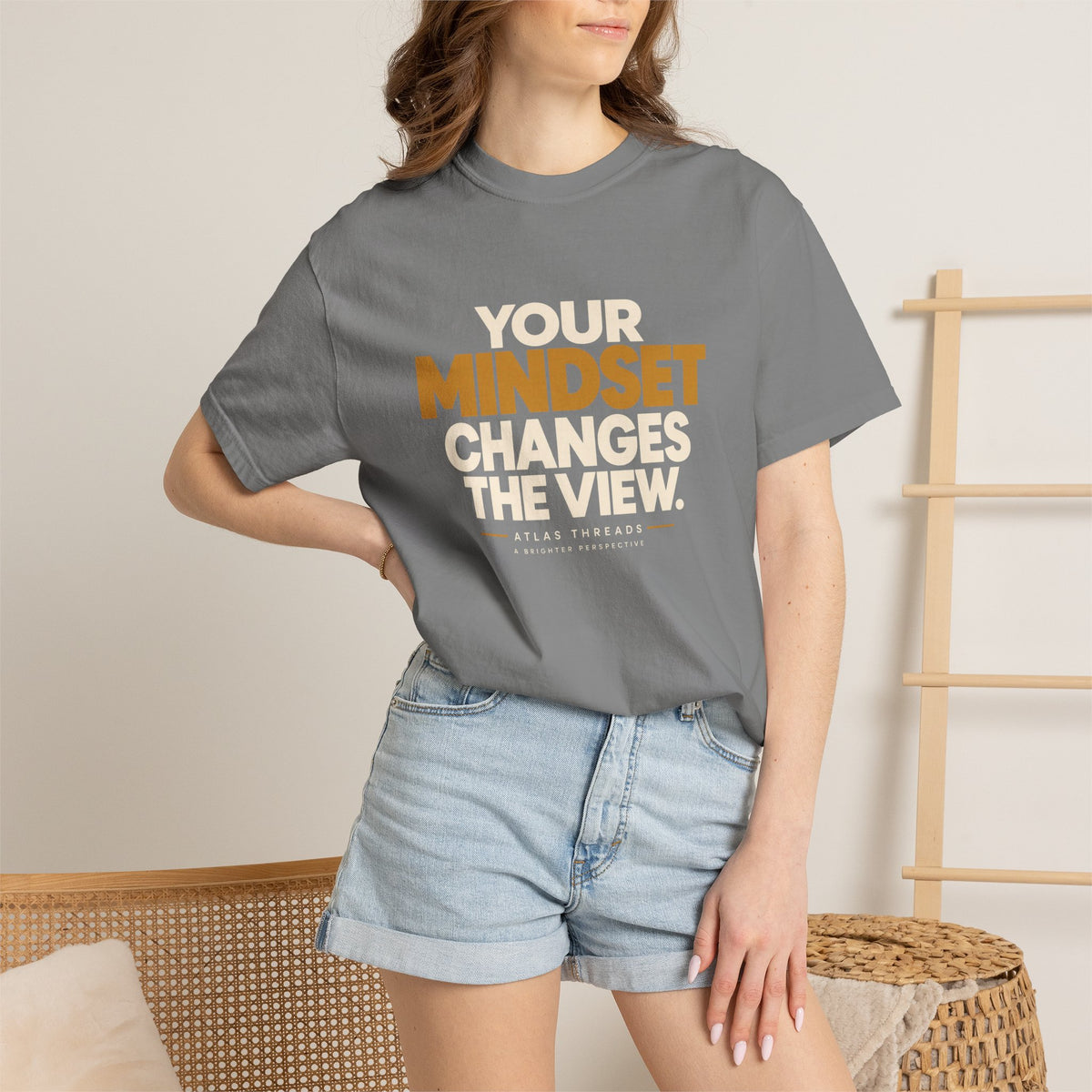 Mindset Changes The View T-Shirt — Inspirational Graphic Tee
