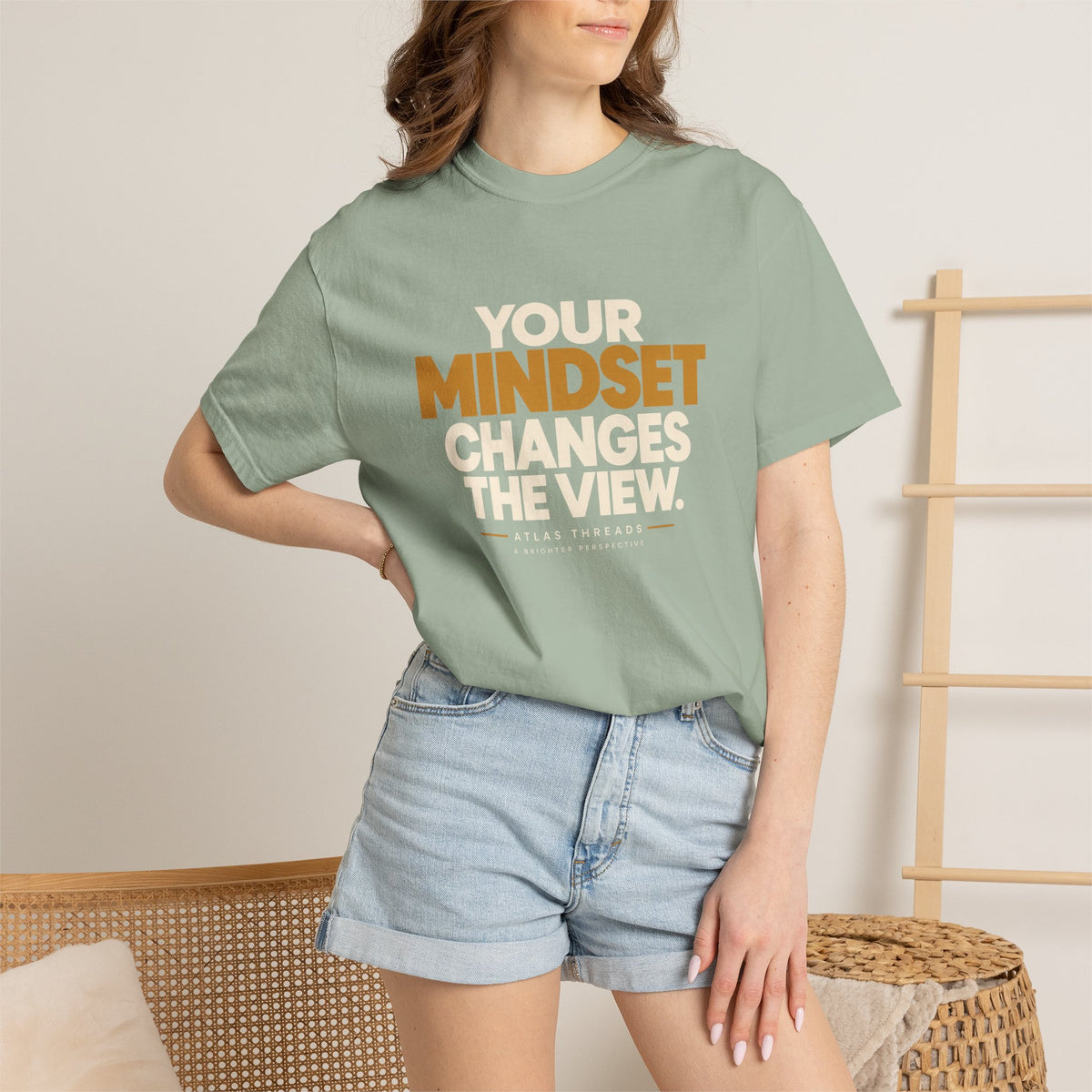 Mindset Changes The View T-Shirt — Inspirational Graphic Tee