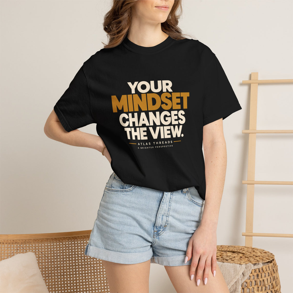 Mindset Changes The View T-Shirt — Inspirational Graphic Tee
