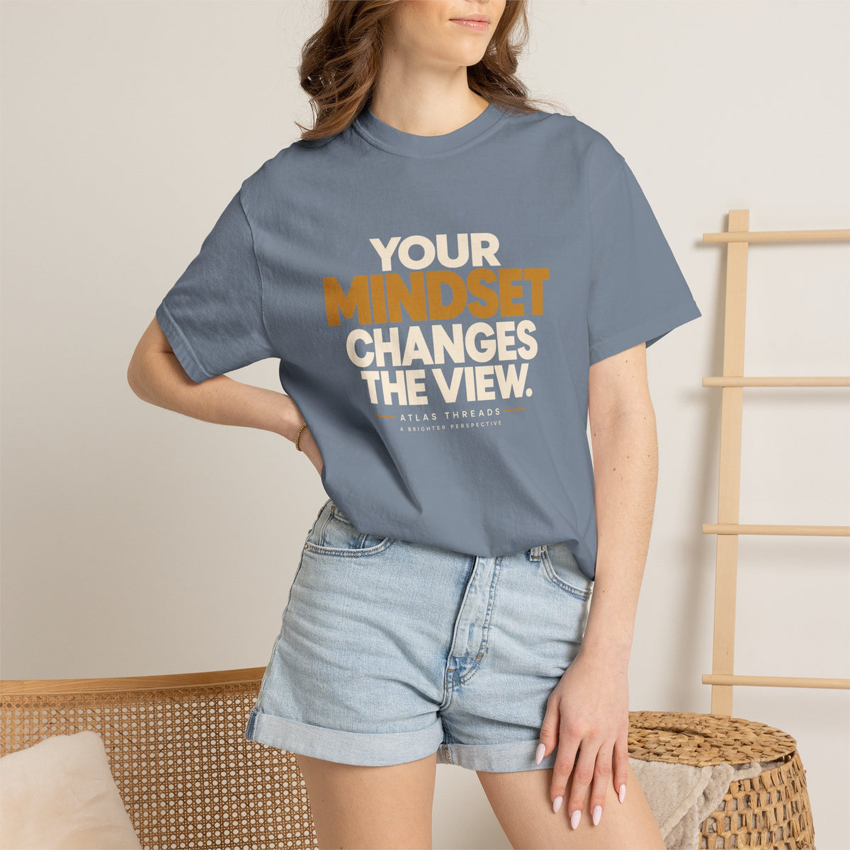 Mindset Changes The View T-Shirt — Inspirational Graphic Tee