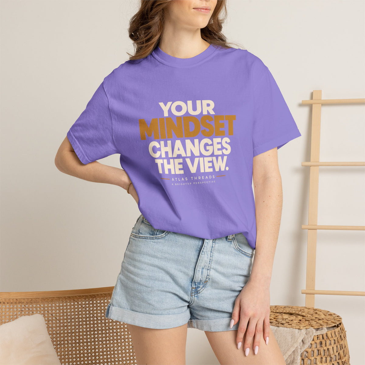 Mindset Changes The View T-Shirt — Inspirational Graphic Tee